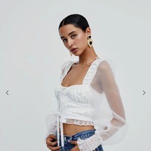 for love & lemons Gabrielle top